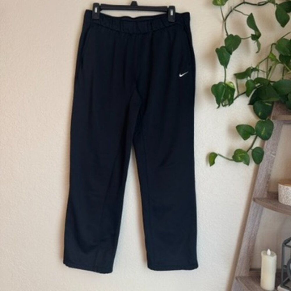 Nike Therma-FIT Black Athletic Pants Medium Drawstring
